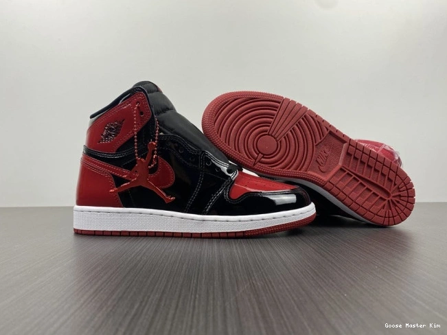High Jordan 1 Patent Air Bred 555088-063 OG 0714